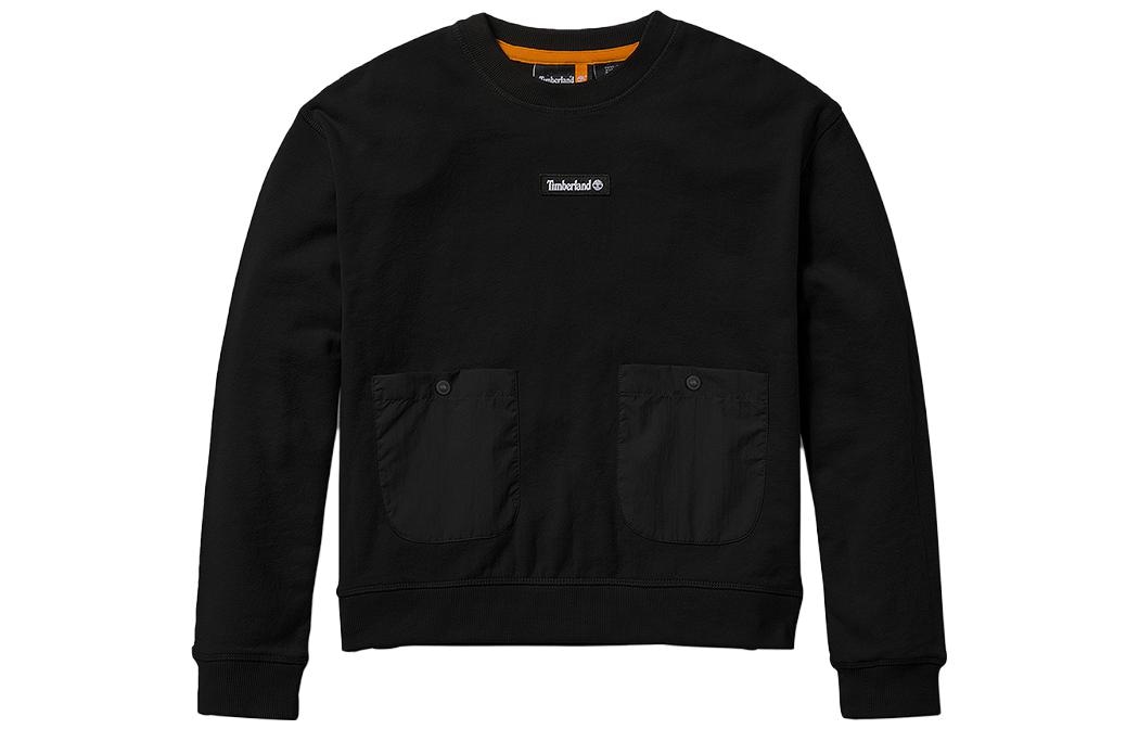 Timberland Small Logo Crewneck Sweatshirt Black