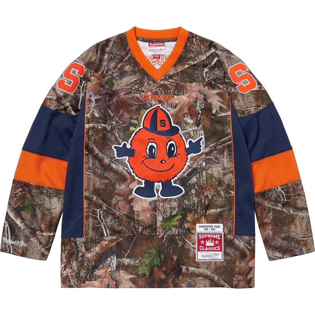 Supreme x Mitchell & Ness NCAA Hockey Jersey