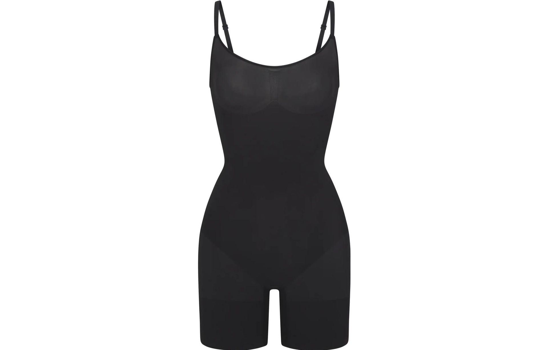 SKIMS Mid Thigh Bodysuit Onyx