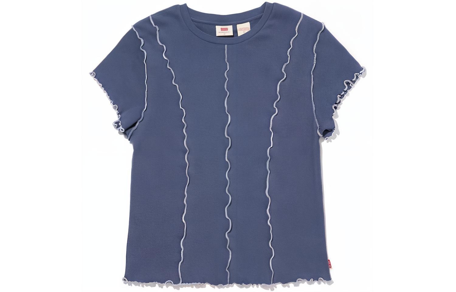 levi’s Levis Blue Crewneck Slim Fit Tee