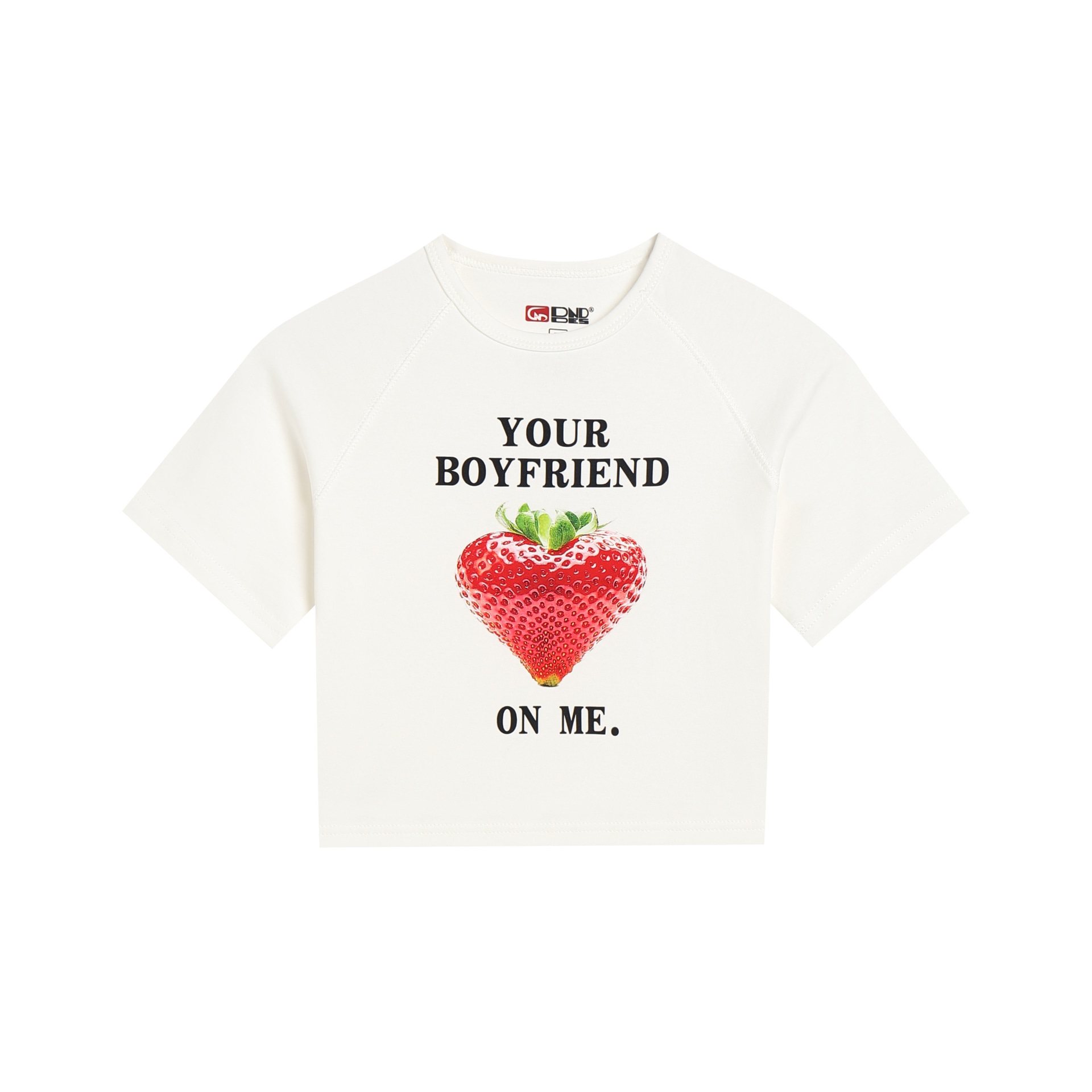 DND4DES Slim Fit Printed T-Shirt White