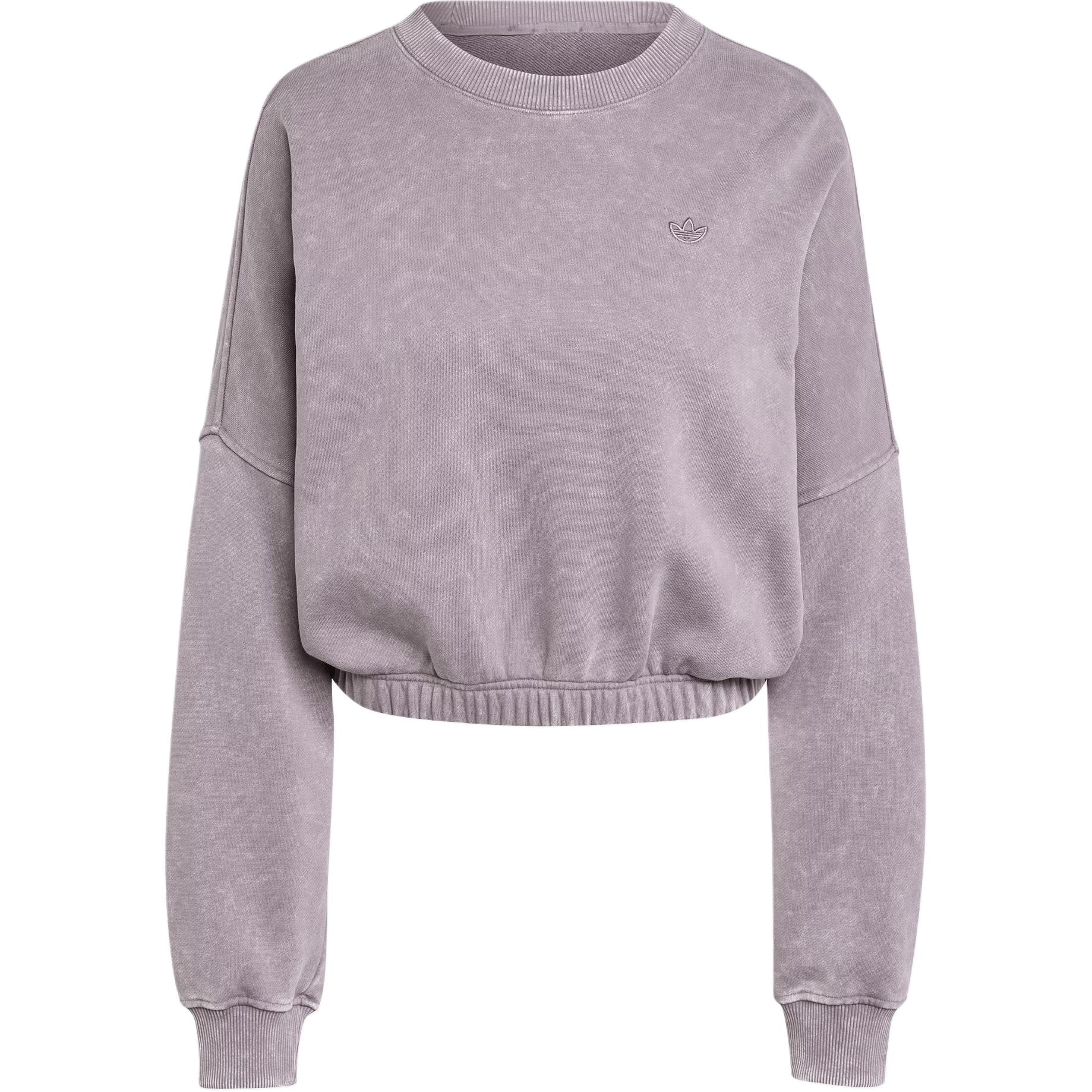Adidas Originals Premium Essentials Washed FW24 Crewneck Sweatshirt Gray