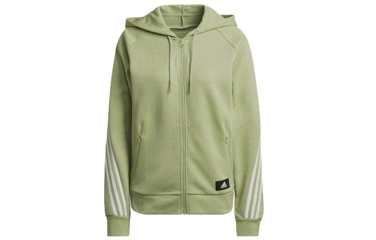 Adidas W Fi 3S Fz Reg Hoodie Green