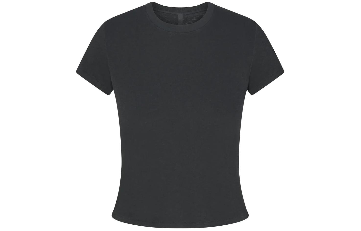 Футболка Skims Worn In Jersey T-Shirt Ash