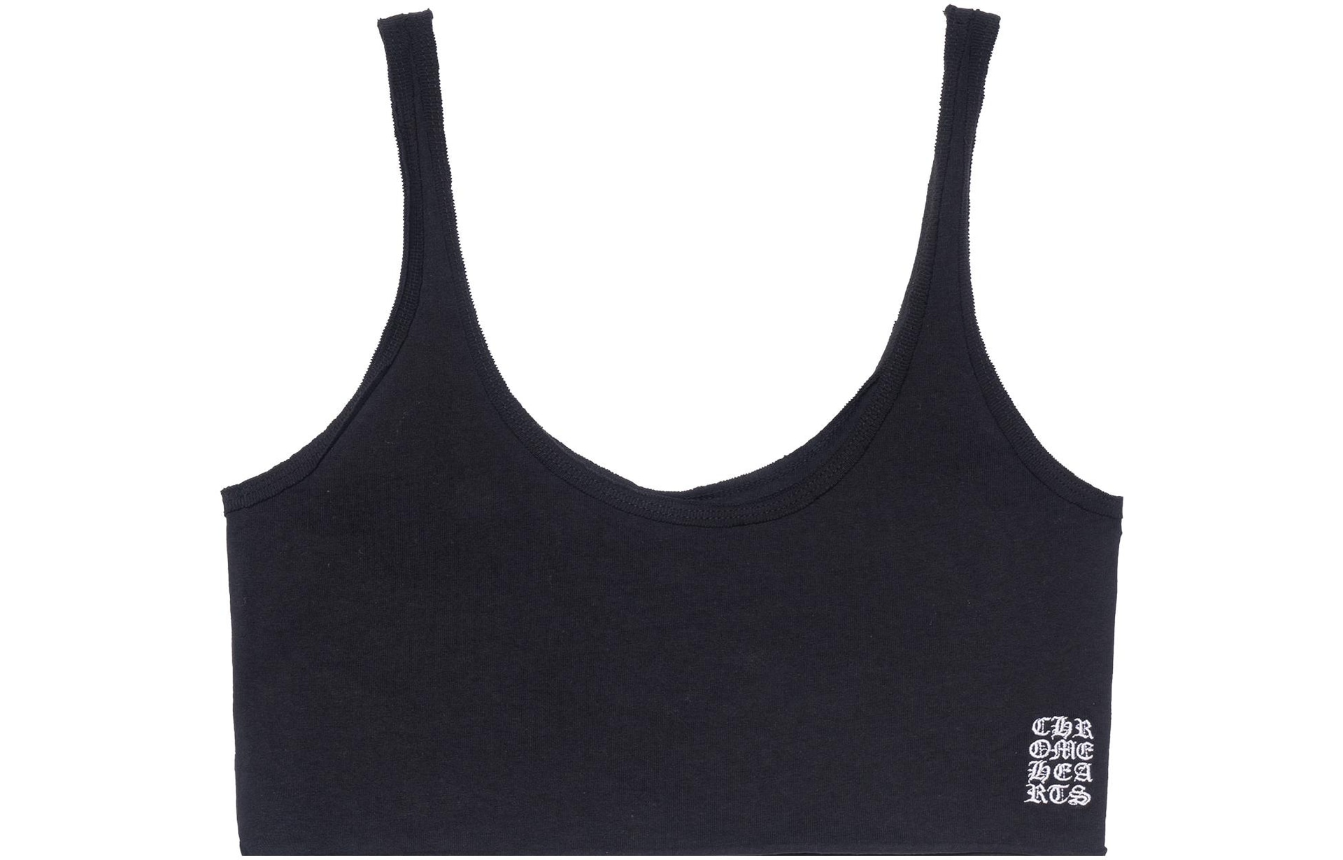 Chrome Hearts Logo Embroidered Tank Black