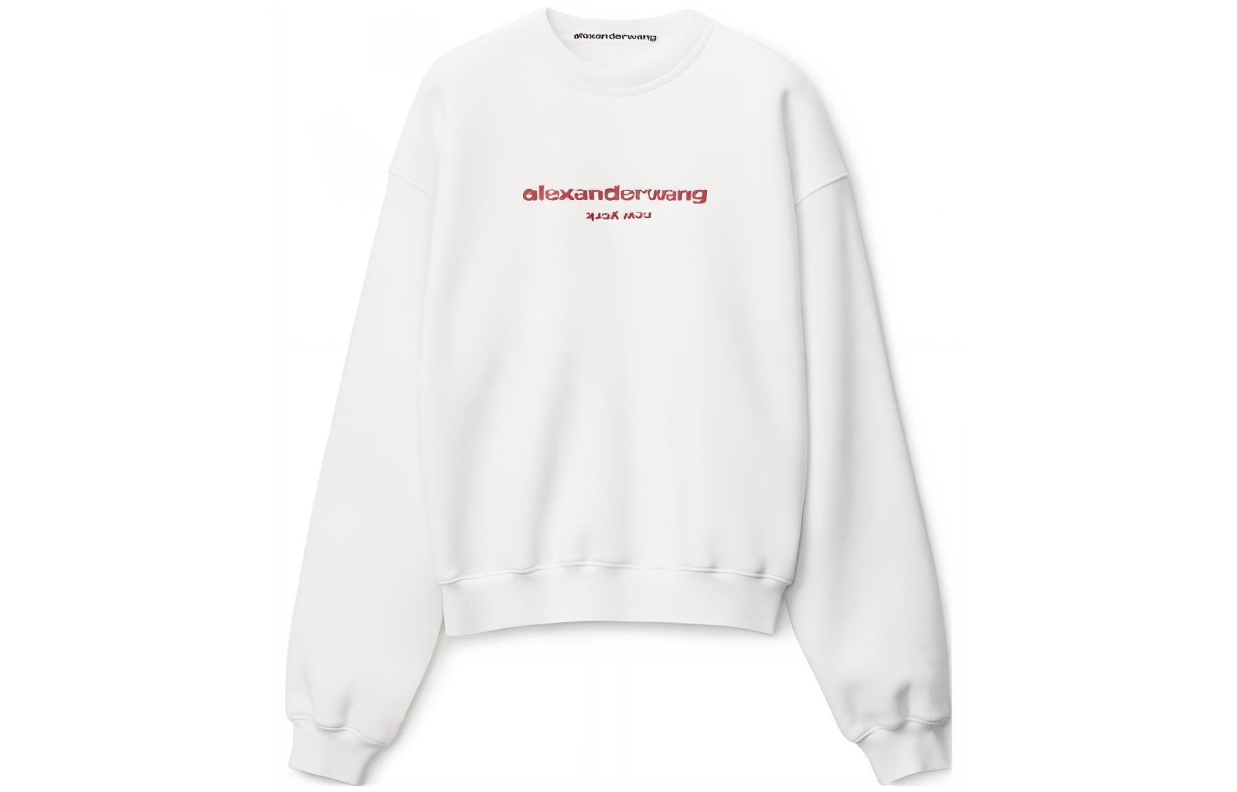 Alexander Wang SS22 White Sweatshirt