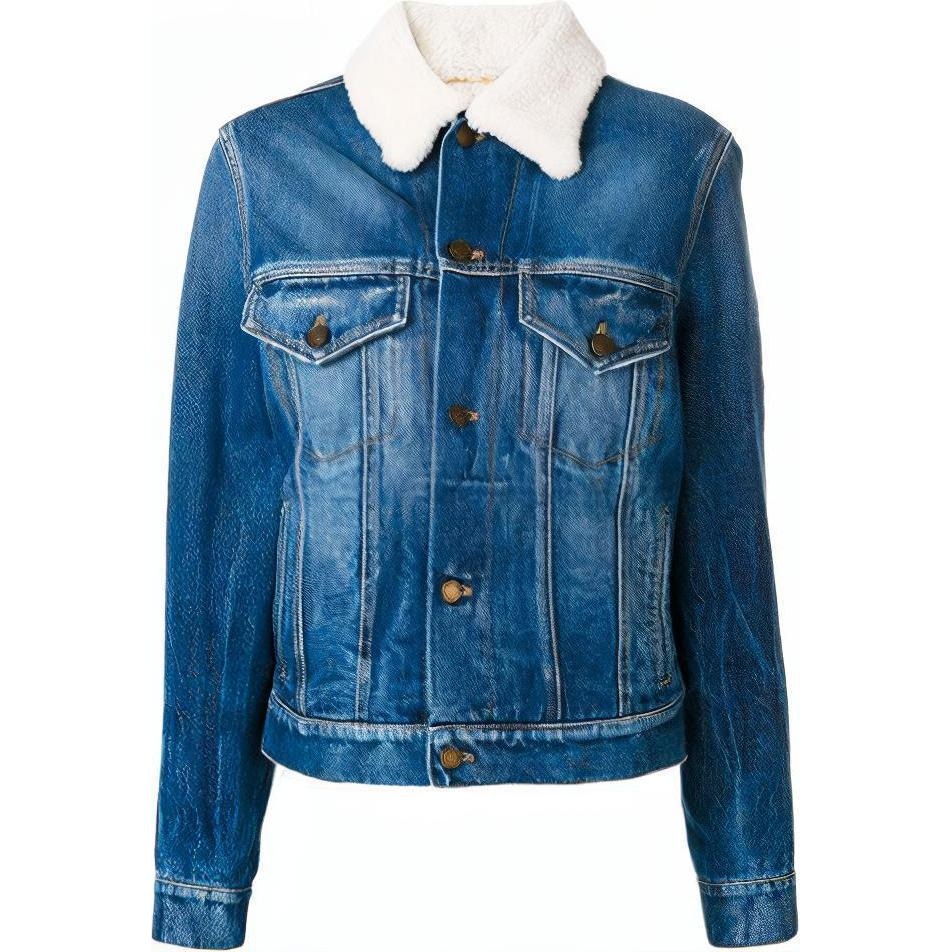 SAINT LAURENT/圣罗兰 SAINT LAURENT Denim Jacket Blue
