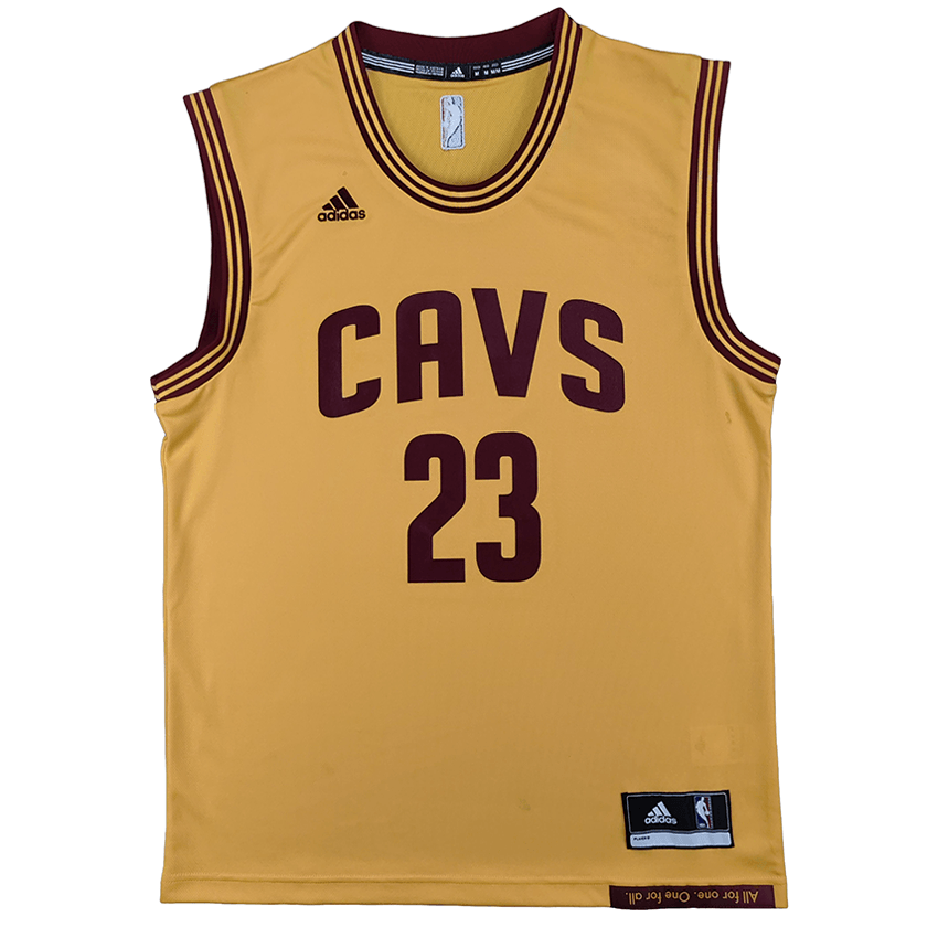 Adidas x NBA Cleveland Cavaliers LeBron James Jersey Tank Yellow