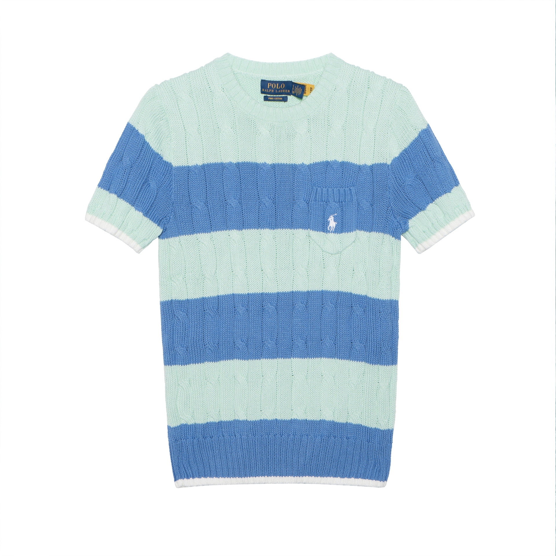 Polo Ralph Lauren FW23 Colorblock Stripe Knit Tee