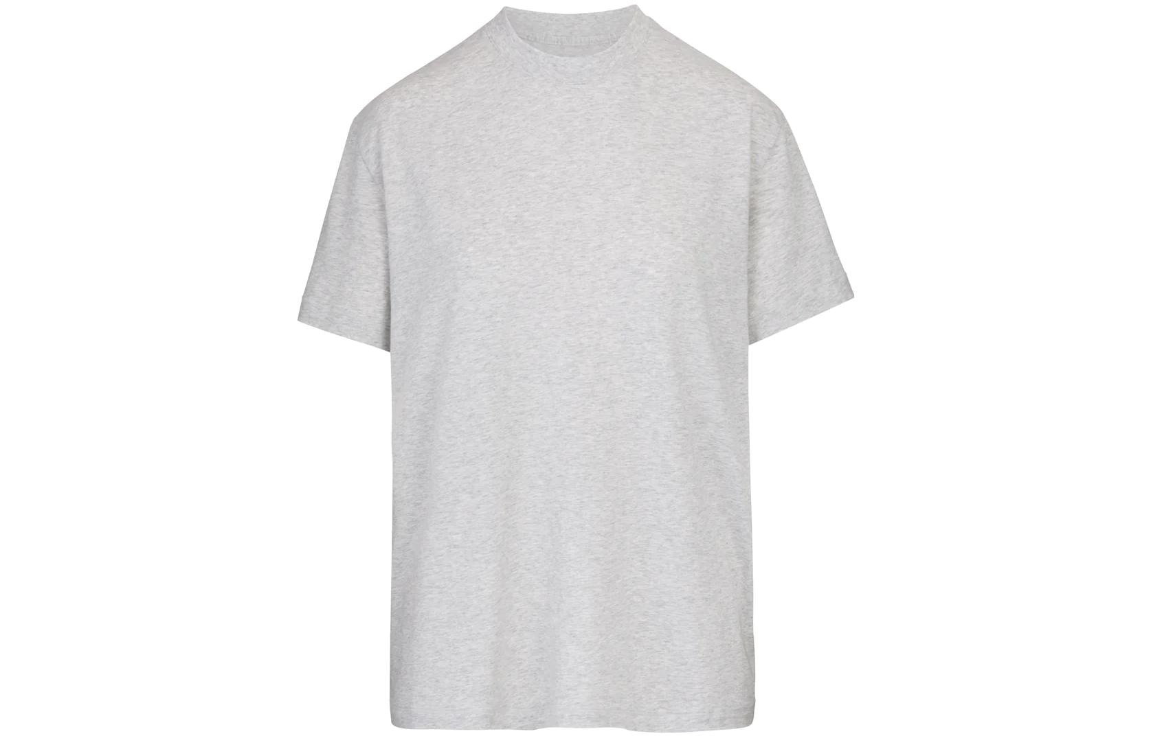 Футболка Skims Boyfriend T-Shirt Light Heather Grey