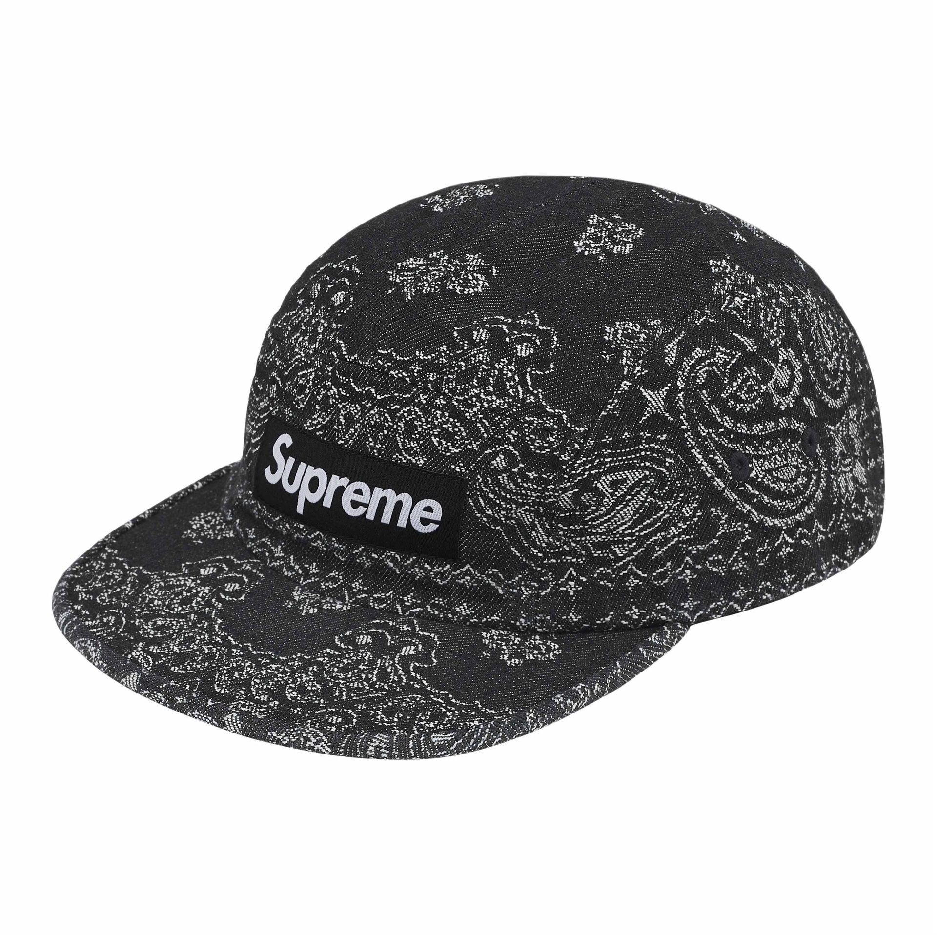 Supreme Bandana Jacquard Denim Camp Cap