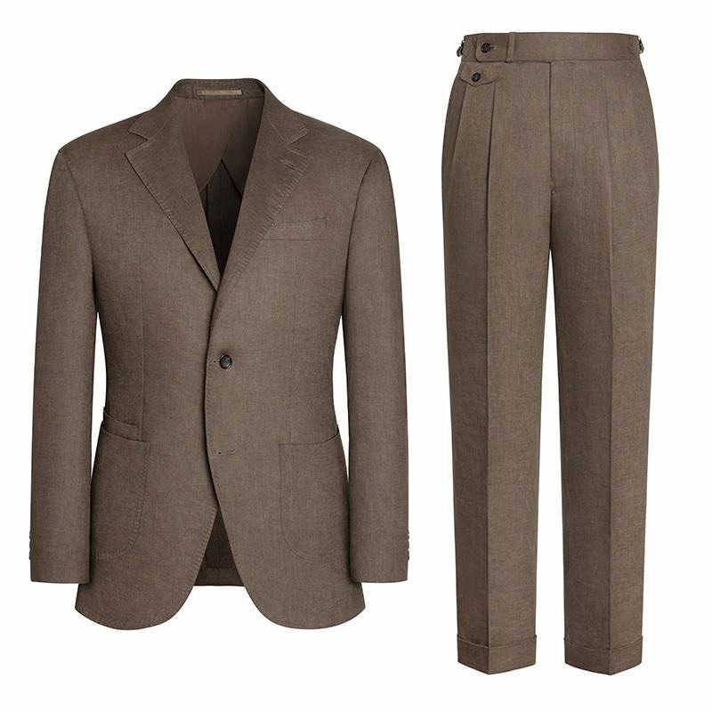 SKARO Business Suit Set Brown