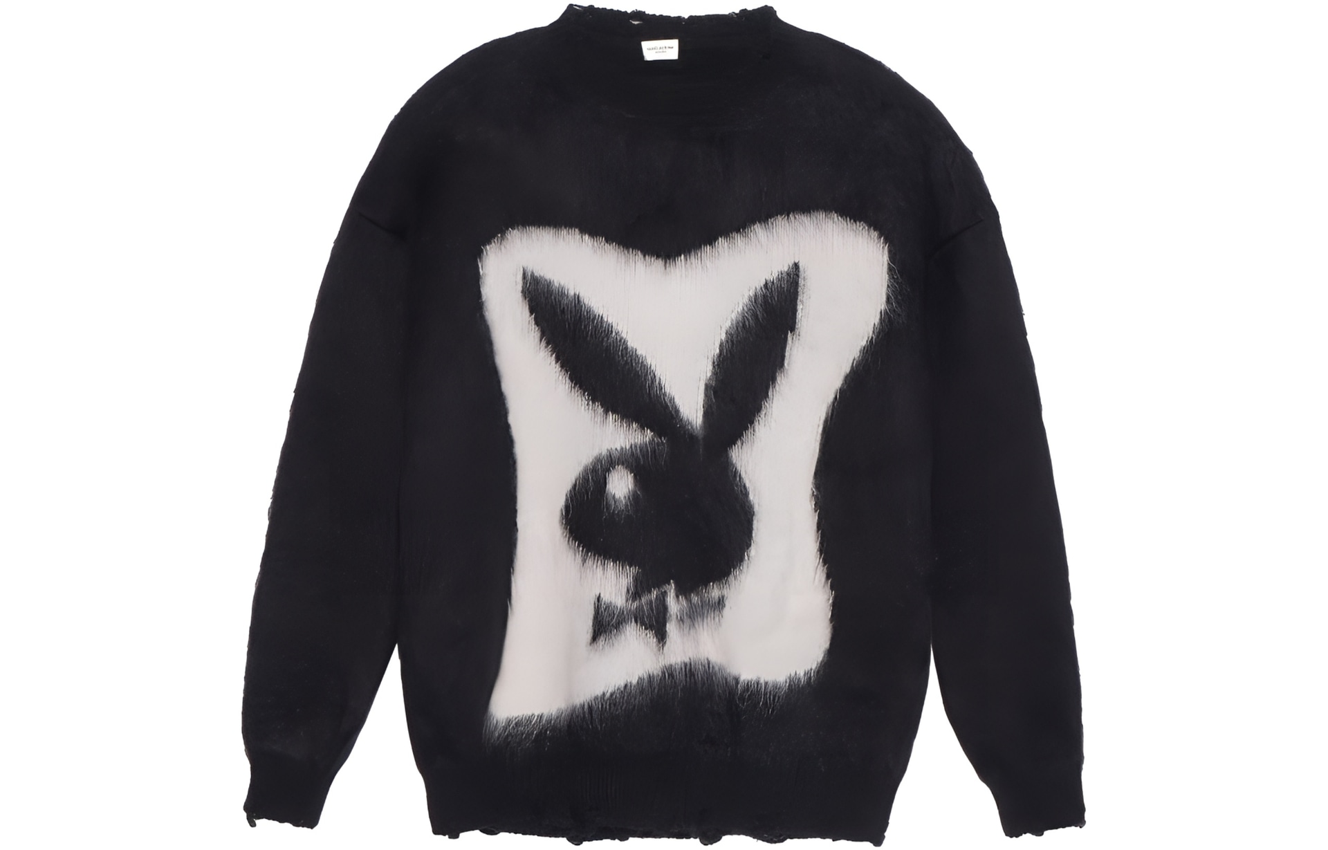 SAINT LAURENT/圣罗兰 Saint Laurent FW22 Black Cartoon Sweater