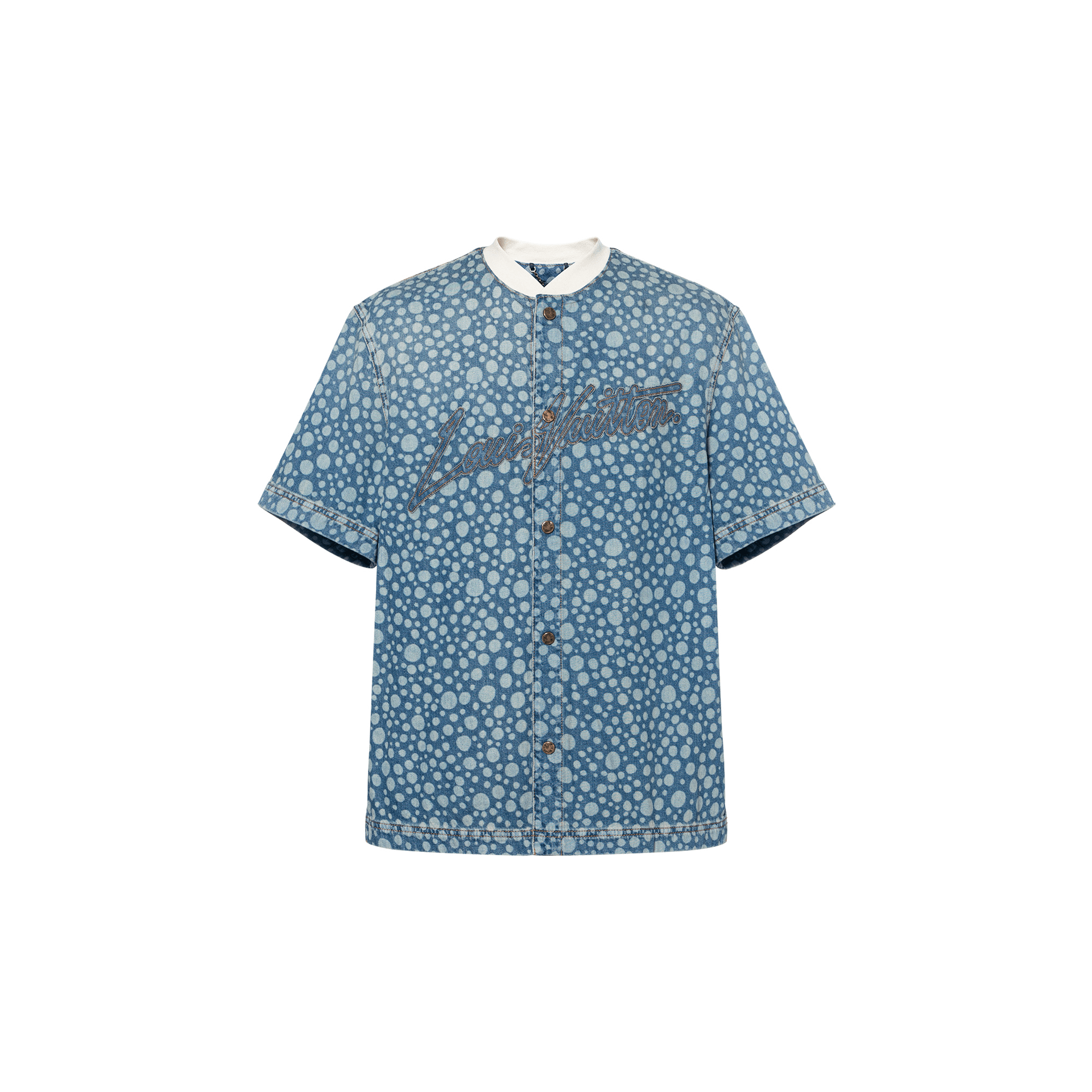 Рубашка Louis Vuitton x Yayoi Kusama SS23 Polka Dot Logo Shirt