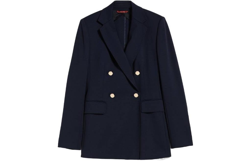 MaxMara studio Tatiana Double-Breasted Jersey Jacket