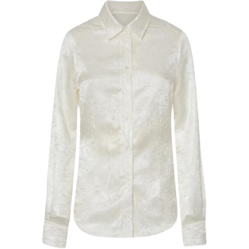 PINKO Crumpled-Effect Satin