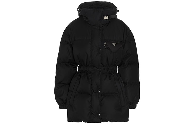 Prada Re-Nylon Down Jacket Black