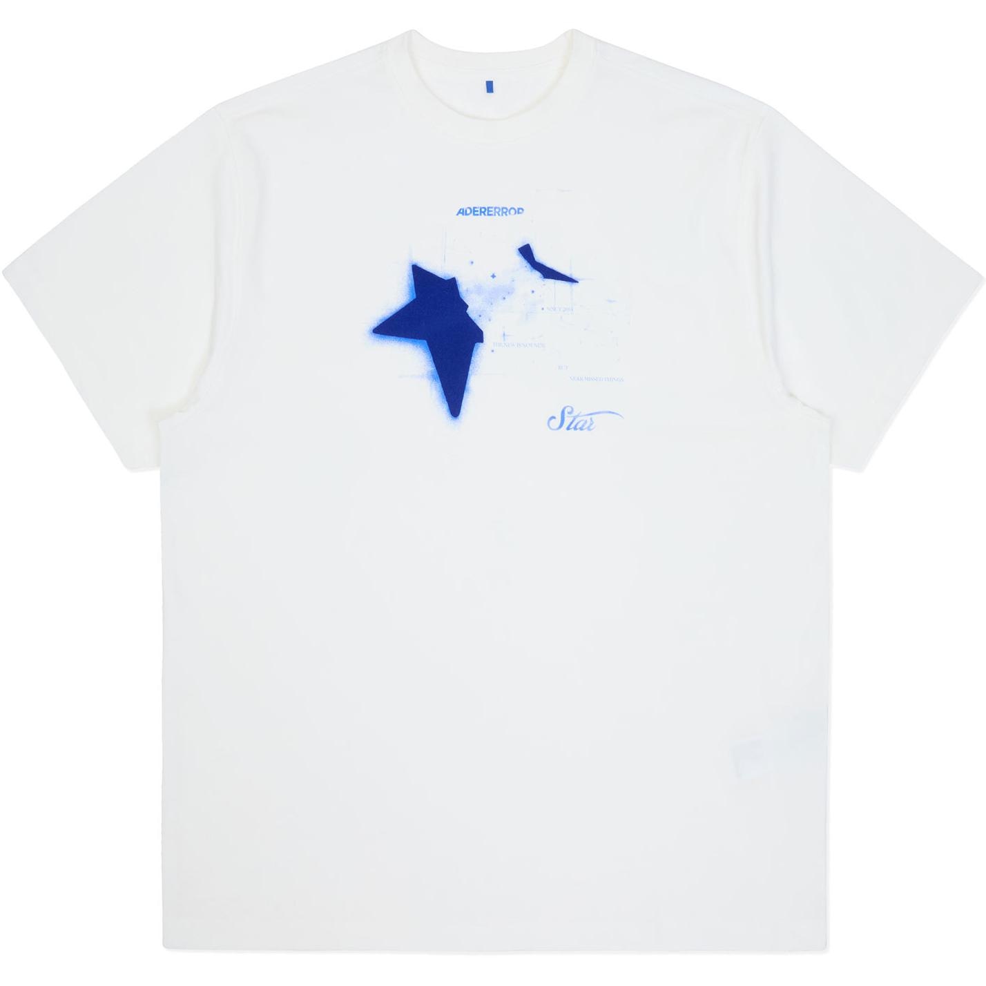 ADER ERROR FW24 Geometric Letter Print Tee White
