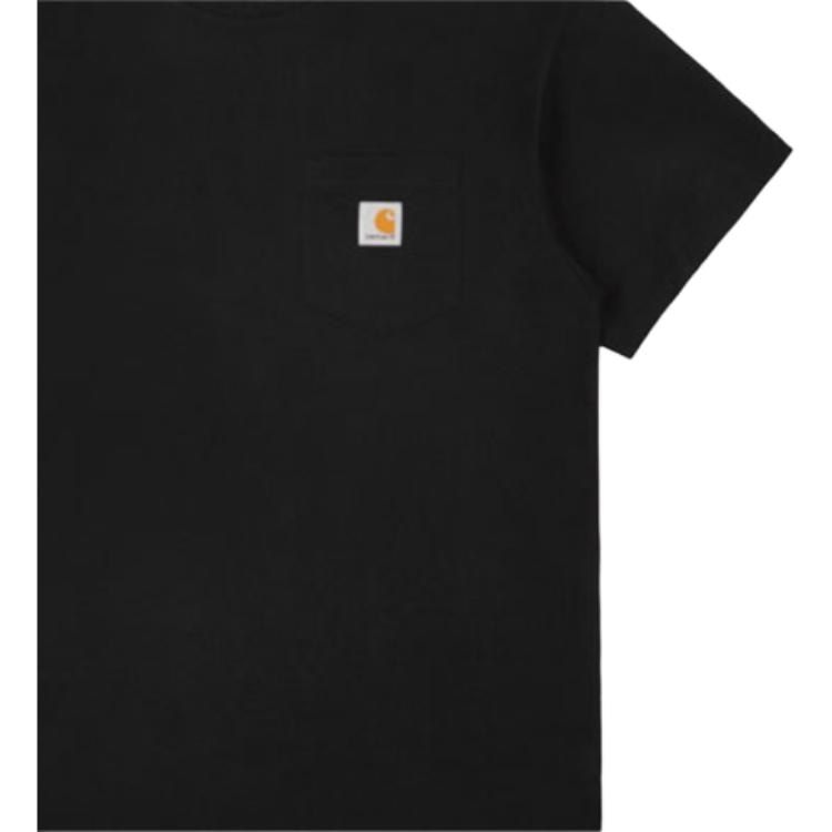Carhartt WIP Logo Pocket T-Shirt Black — фото 3