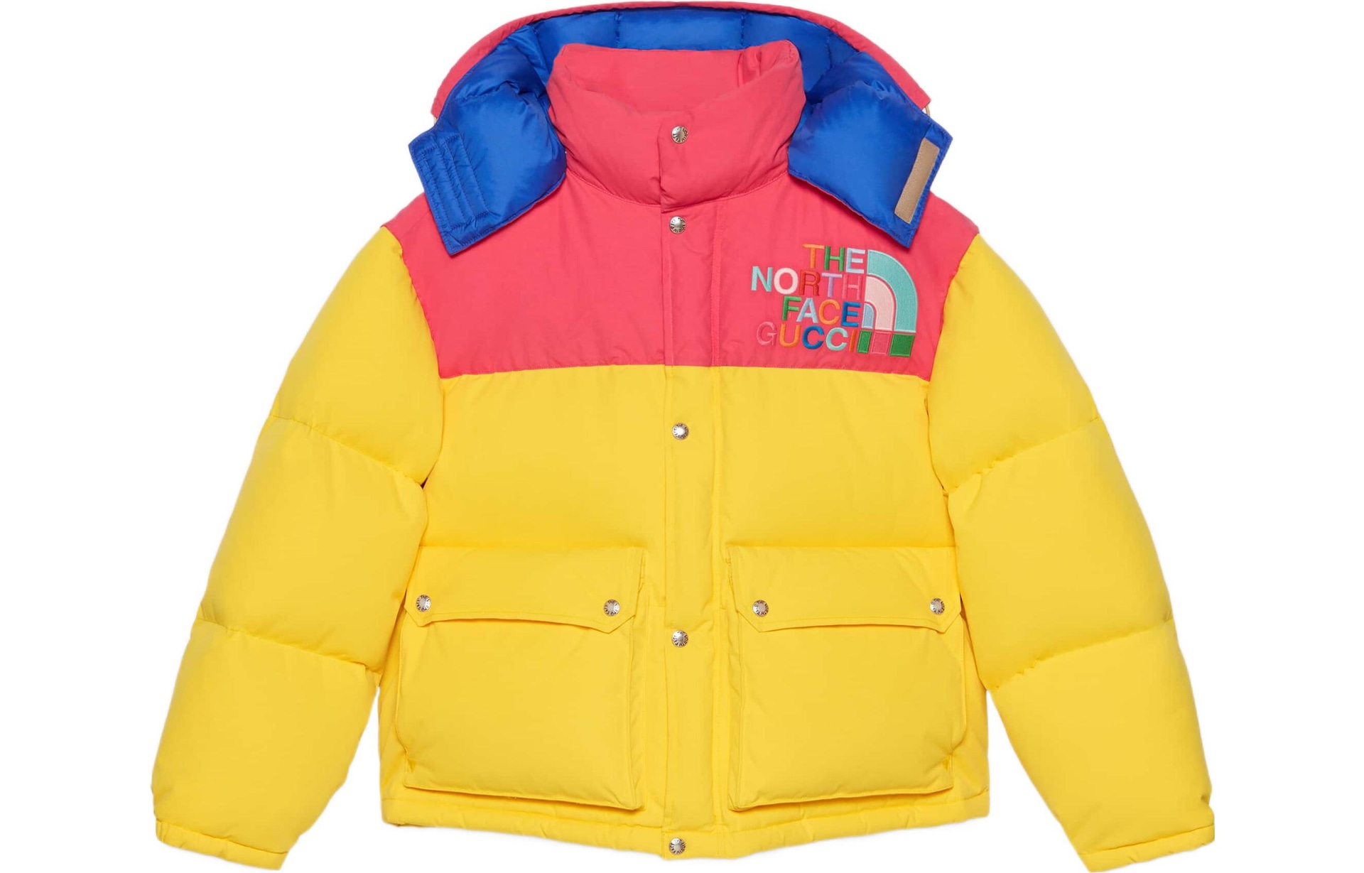 Gucci x The North Face Hooded Jacket Yellow