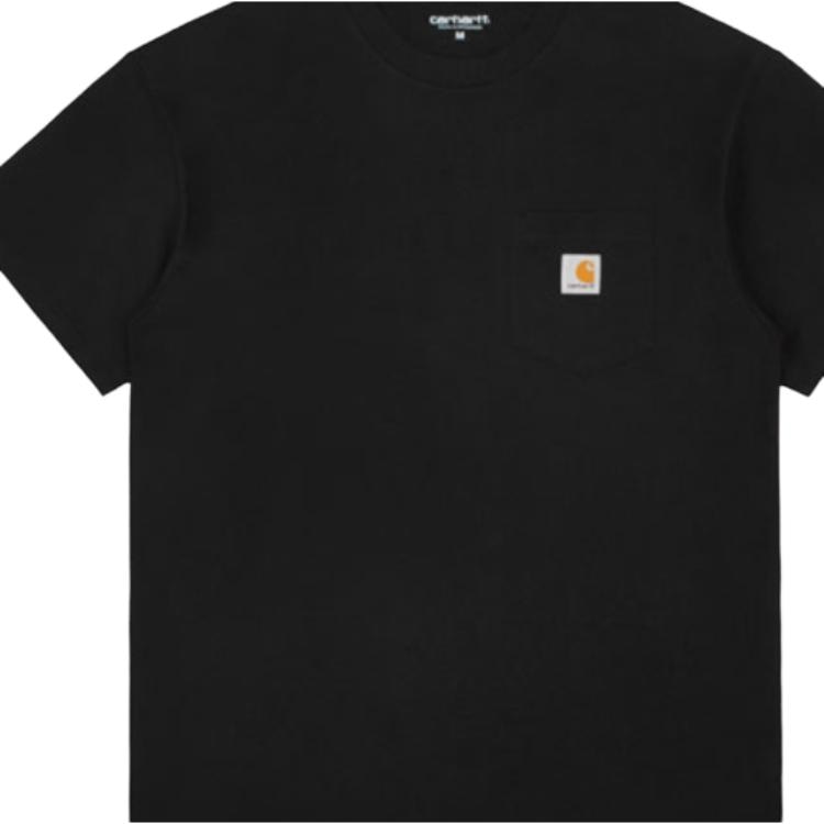 Carhartt WIP Logo Pocket T-Shirt Black — фото 2