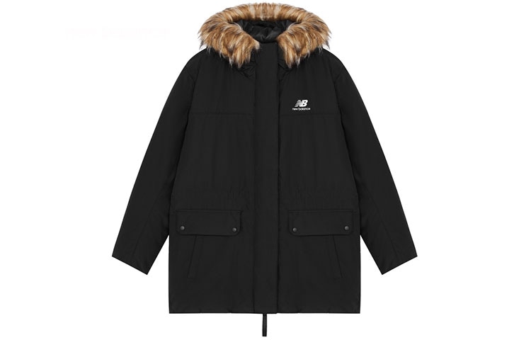 New Balance Logo Hooded Down Jacket