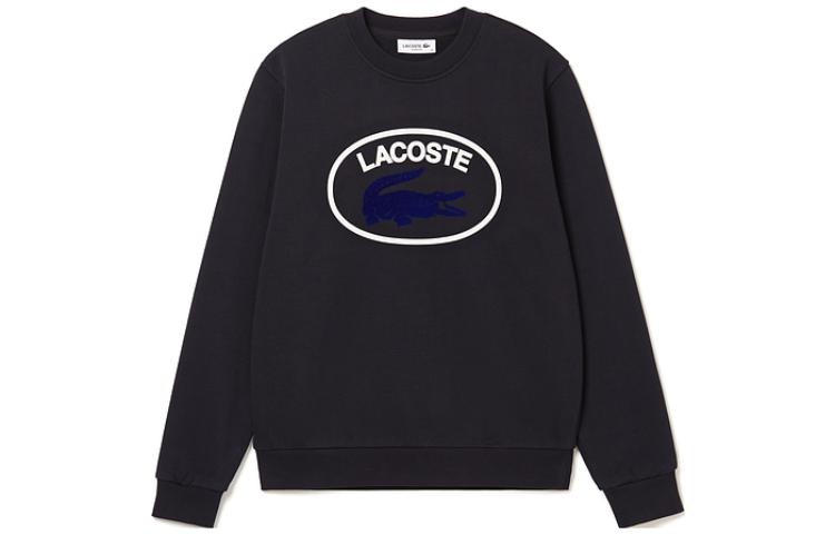 Lacoste Logo Print Sweatshirt Navy