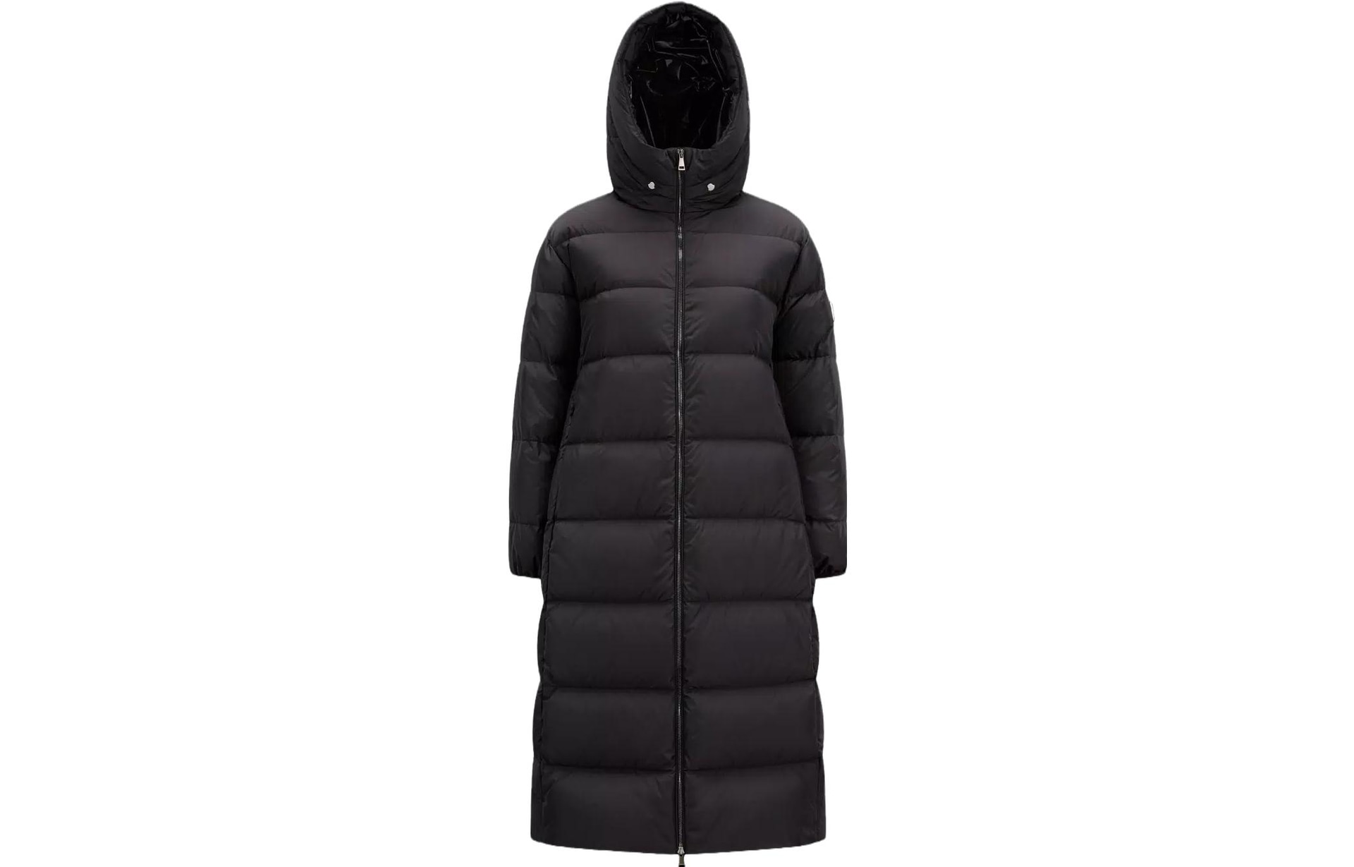 Moncler Hooded Down Jacket Women Black