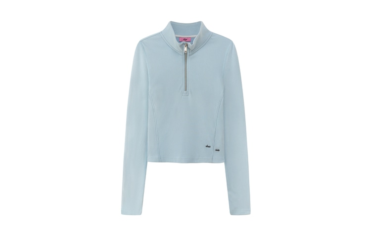 CHUU Basic Embroidered Long Sleeve Tee