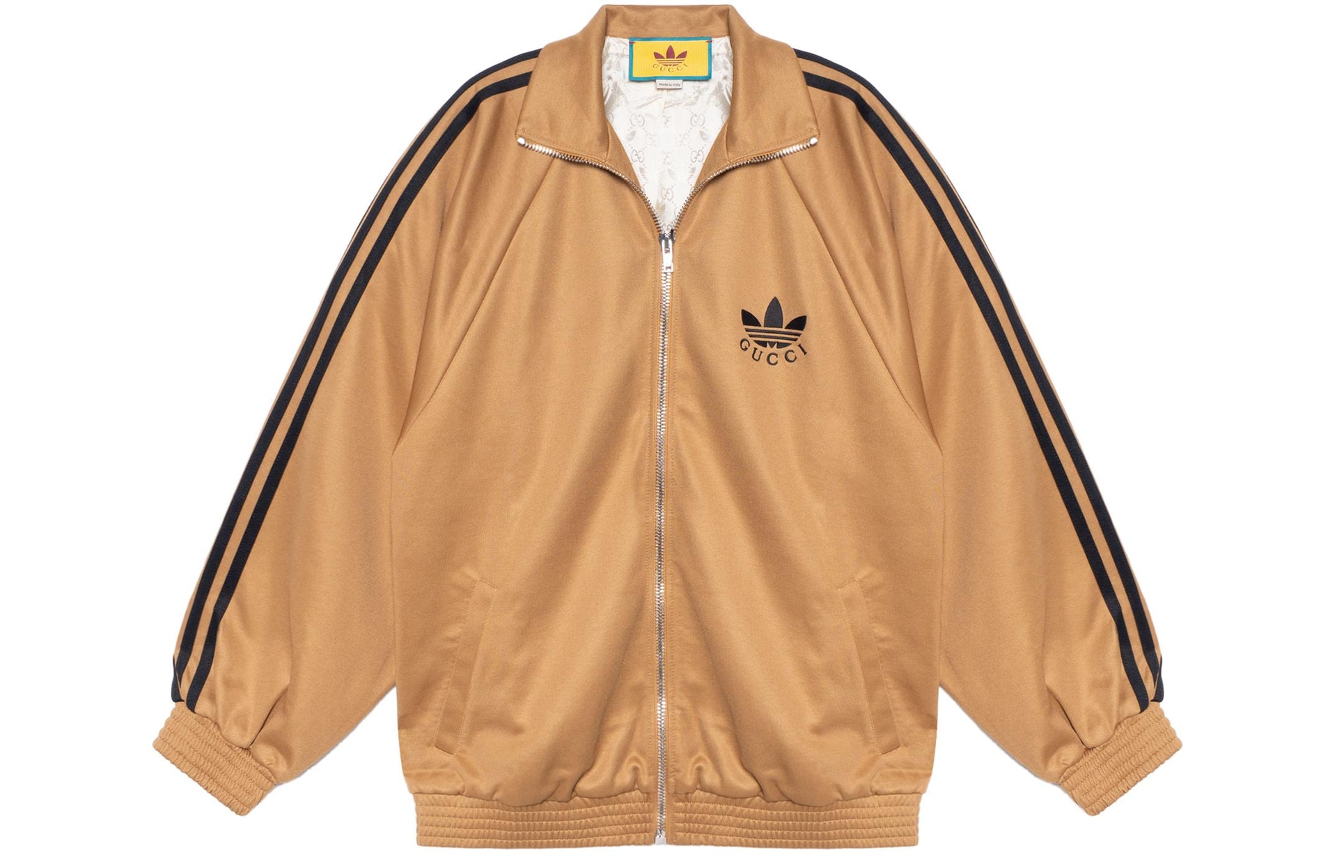 GUCCI/古驰 Gucci x adidas SS23 Logo Print Zip Jacket