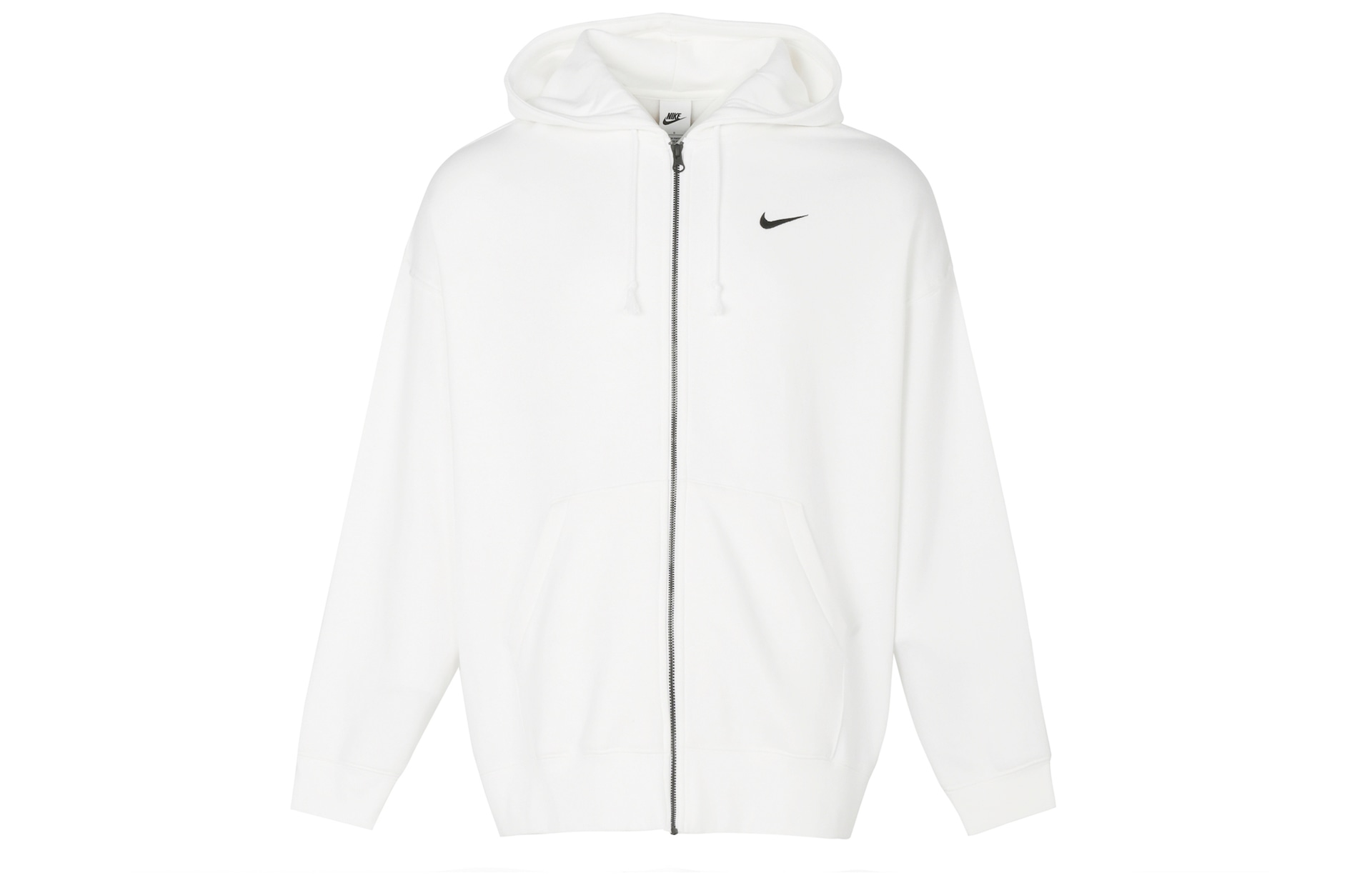 Nike Fleece Zip Hoodie White