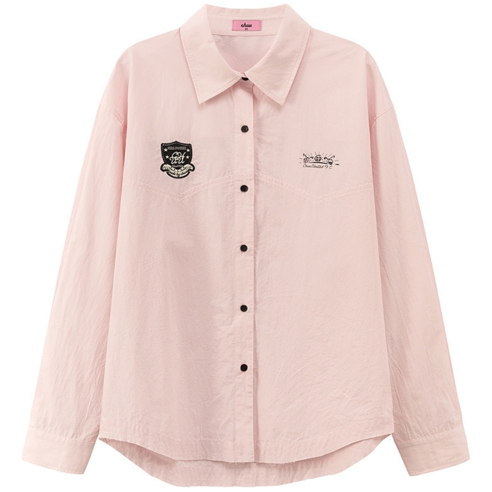 Chuu Loose Casual Long Sleeve Shirt — фото 5