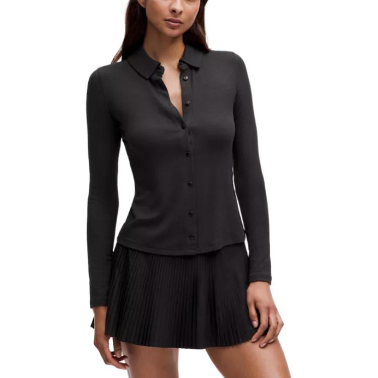 lululemon/露露乐蒙 lululemon Hold Tight Collared Long-Sleeve