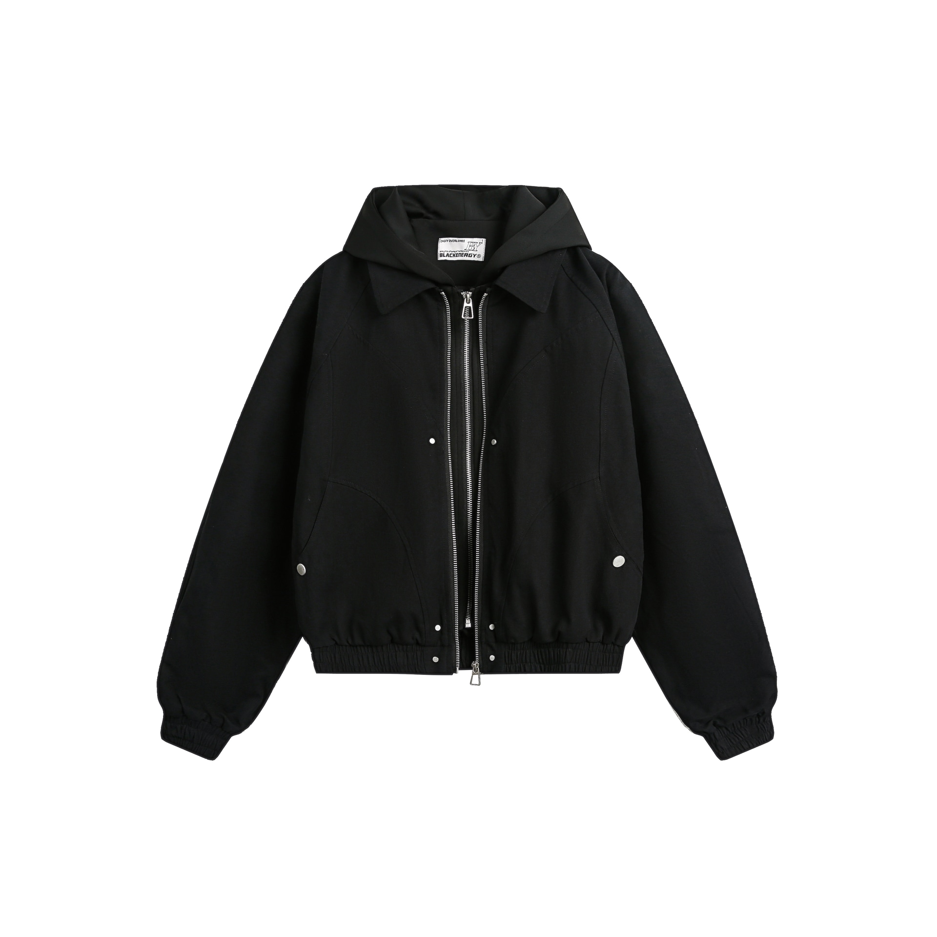 Th Fabricate Retro Hoodie Jacket Black — фото 1
