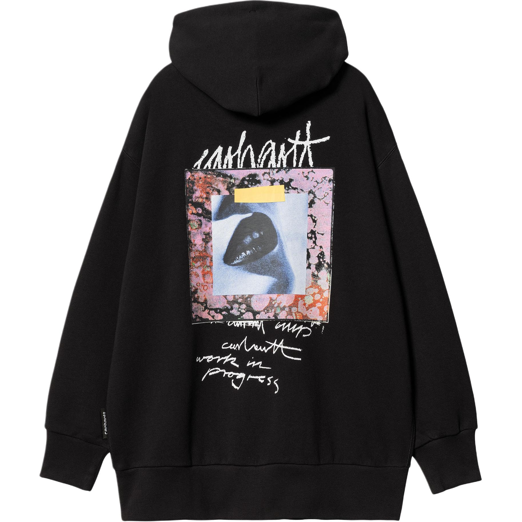 Carhartt WIP Hooded Lips Sweatshirt Black