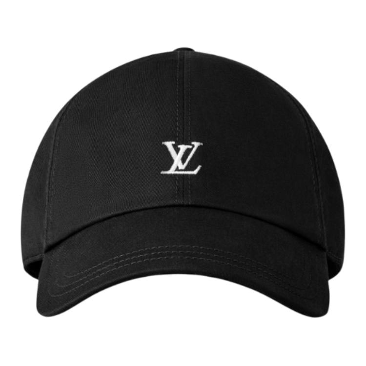 Louis Vuitton Logo Cotton Cap Black — фото 3