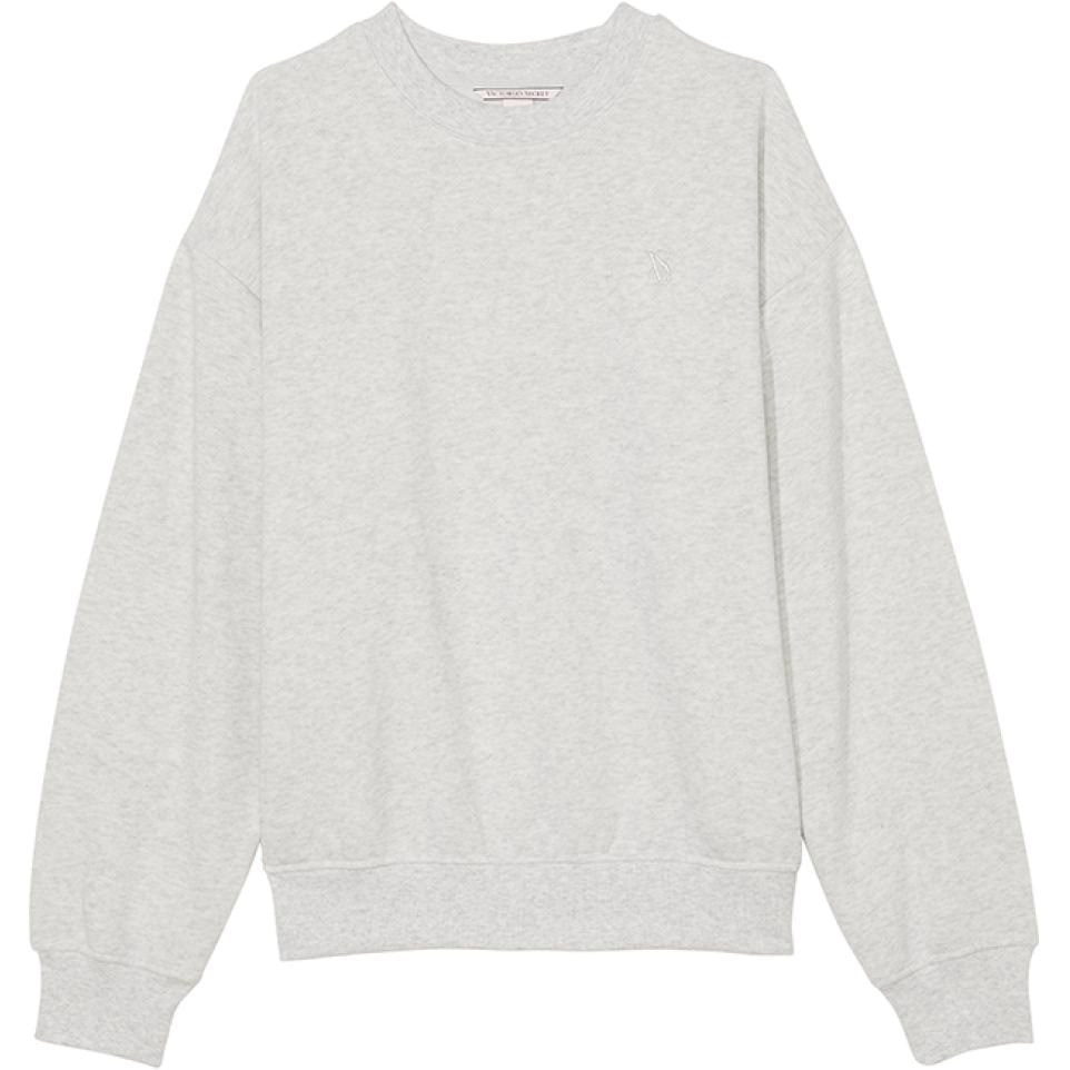 Victoria's Secret/维多利亚的秘密 Victoria's Secret VS Sport Crewneck Sweatshirt Gray