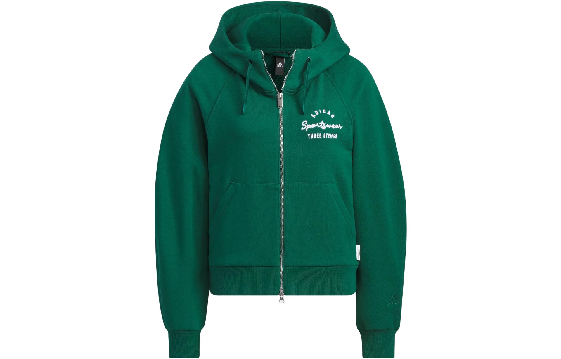 Adidas Verbiage Full-Zip Hoodie Forest Green