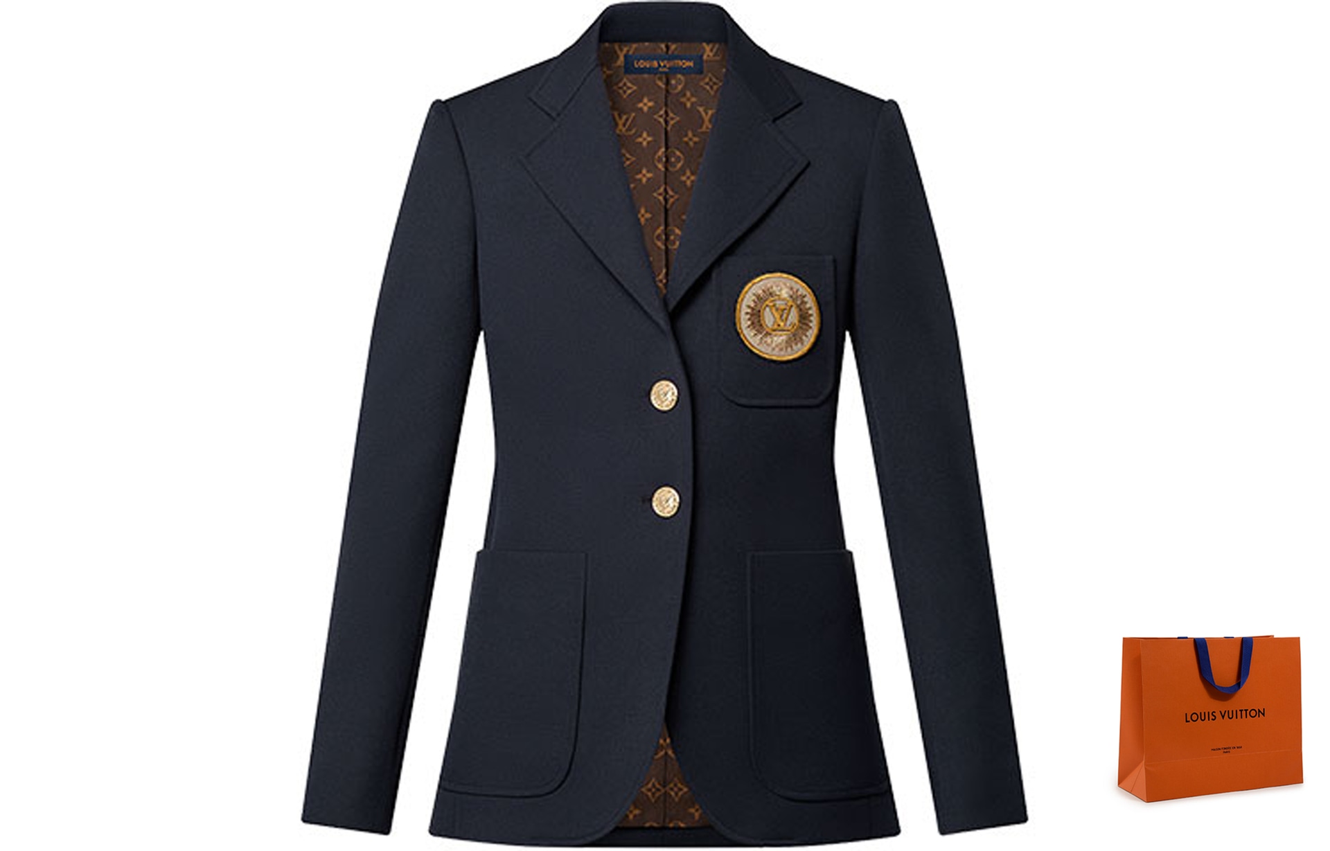 Louis Vuitton SS23 Navy Blazer — фото 1