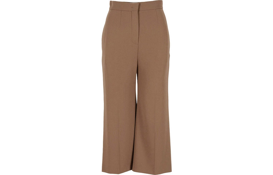 MaxMara Gerry Straight Leg Trousers Brown