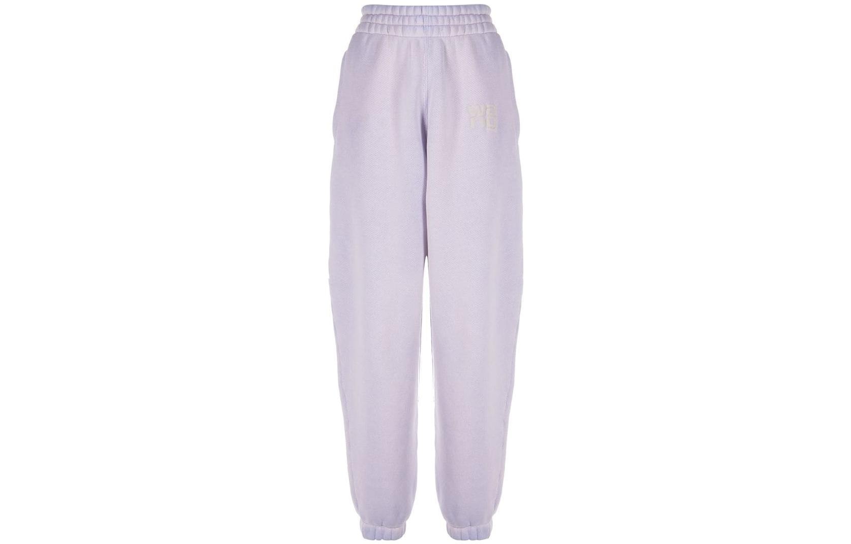 Alexander Wang FW22 Logo Joggers Purple