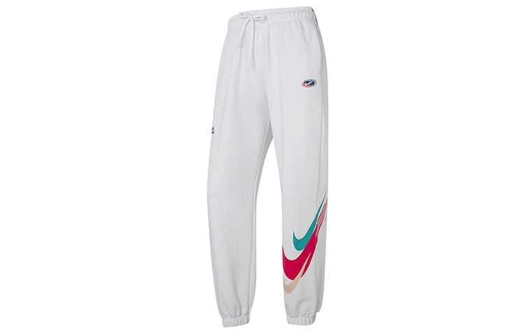 Nike CNY French Terry High-Waisted Knit Pants Women's White