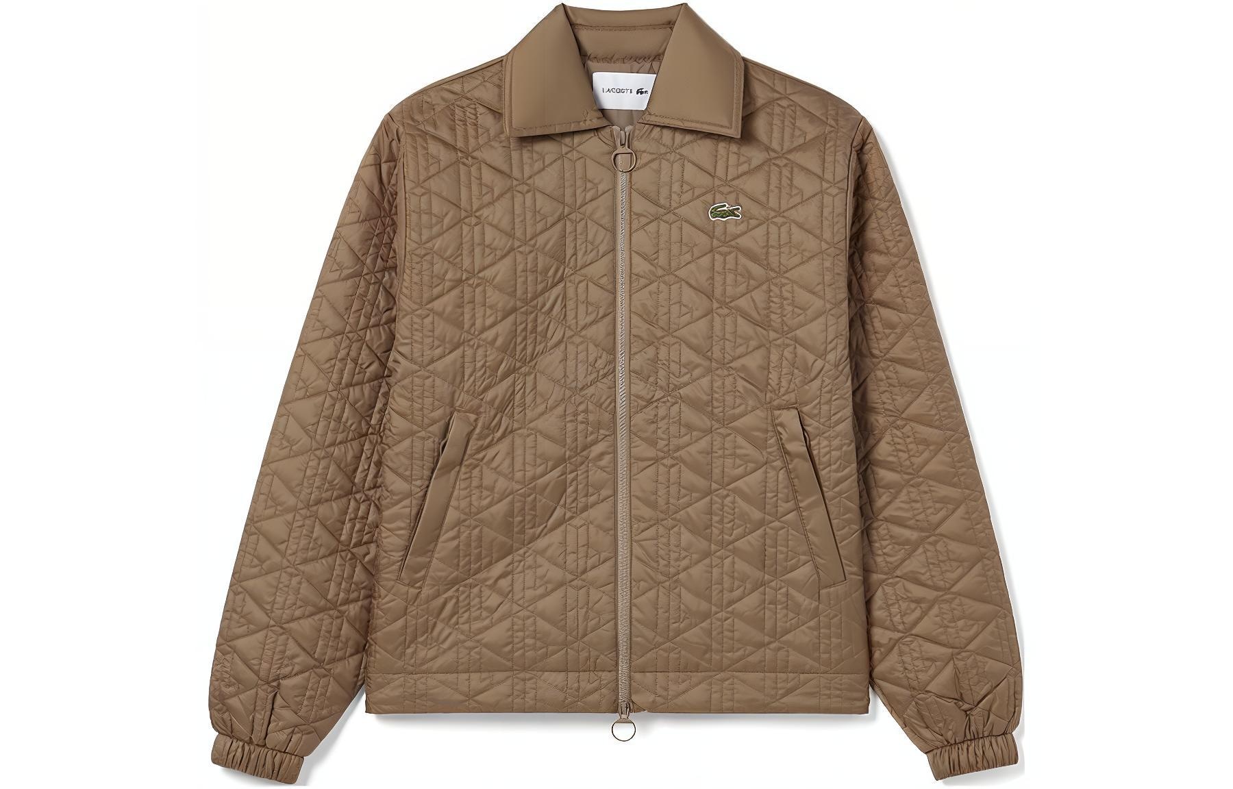 Lacoste Quilted Zip Collar Jacket