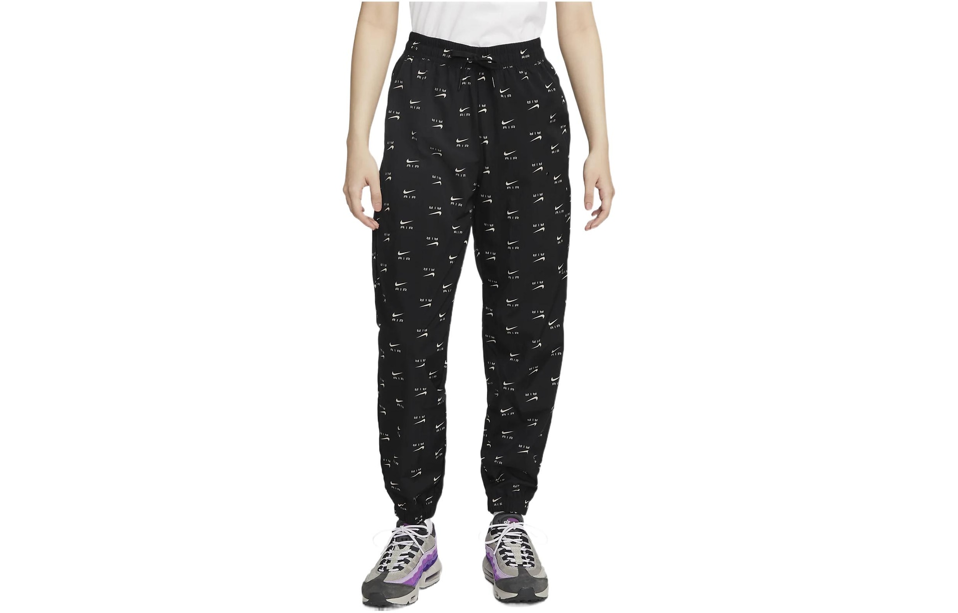 Nike Air Logo Woven Joggers Black