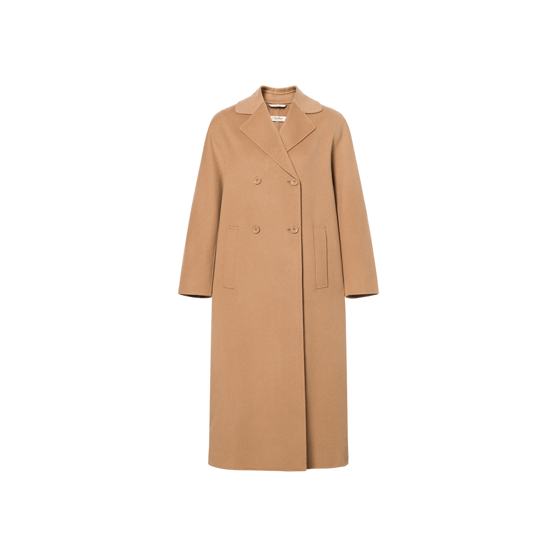 ’S MAX MARA S Max Mara Double-Breasted Coat Camel