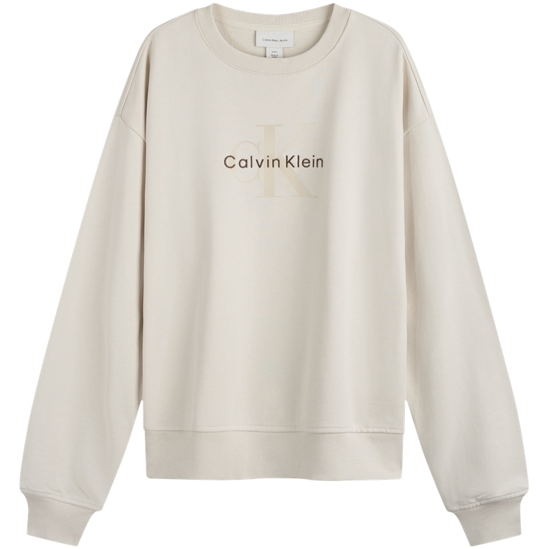 Calvin Klein Classic Embroidered Crewneck Sweatshirt — фото 4