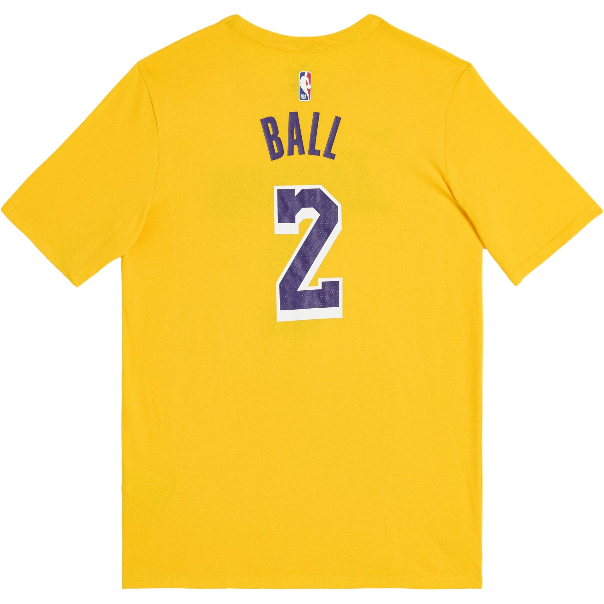 Nike NBA Lakers Dri-Fit Ball Tee Yellow — фото 1