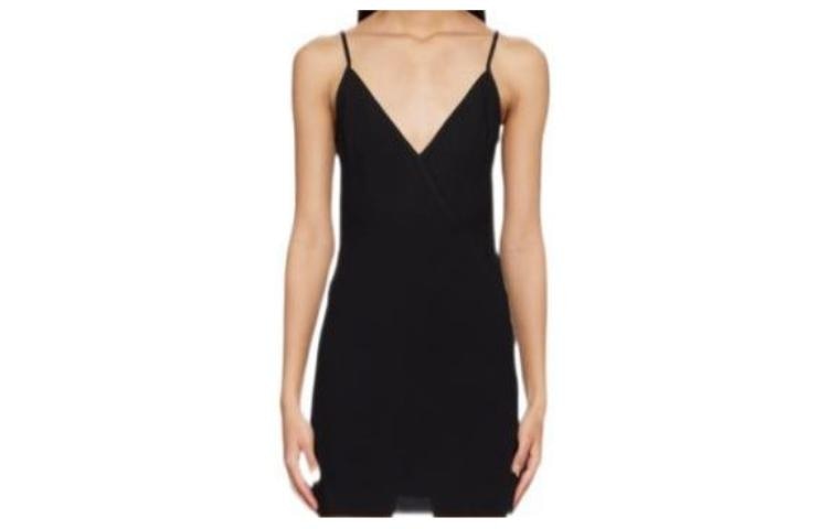 Rick Owens V-Neck Sleeveless Dress Black