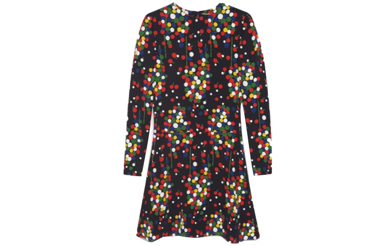 SAINT LAURENT/圣罗兰 Saint Laurent FW21 Printed Flared Dress