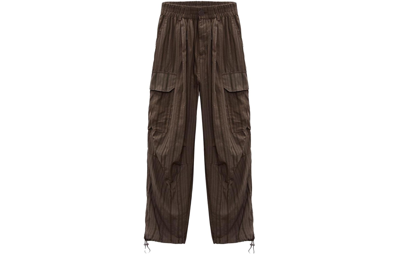ZARA Straight Cargo Pants Khaki